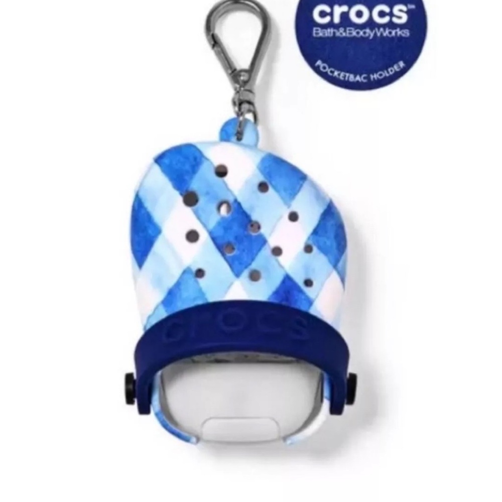 CROCS bath and body works pocketbac holder accessory plus random hand sanitizer